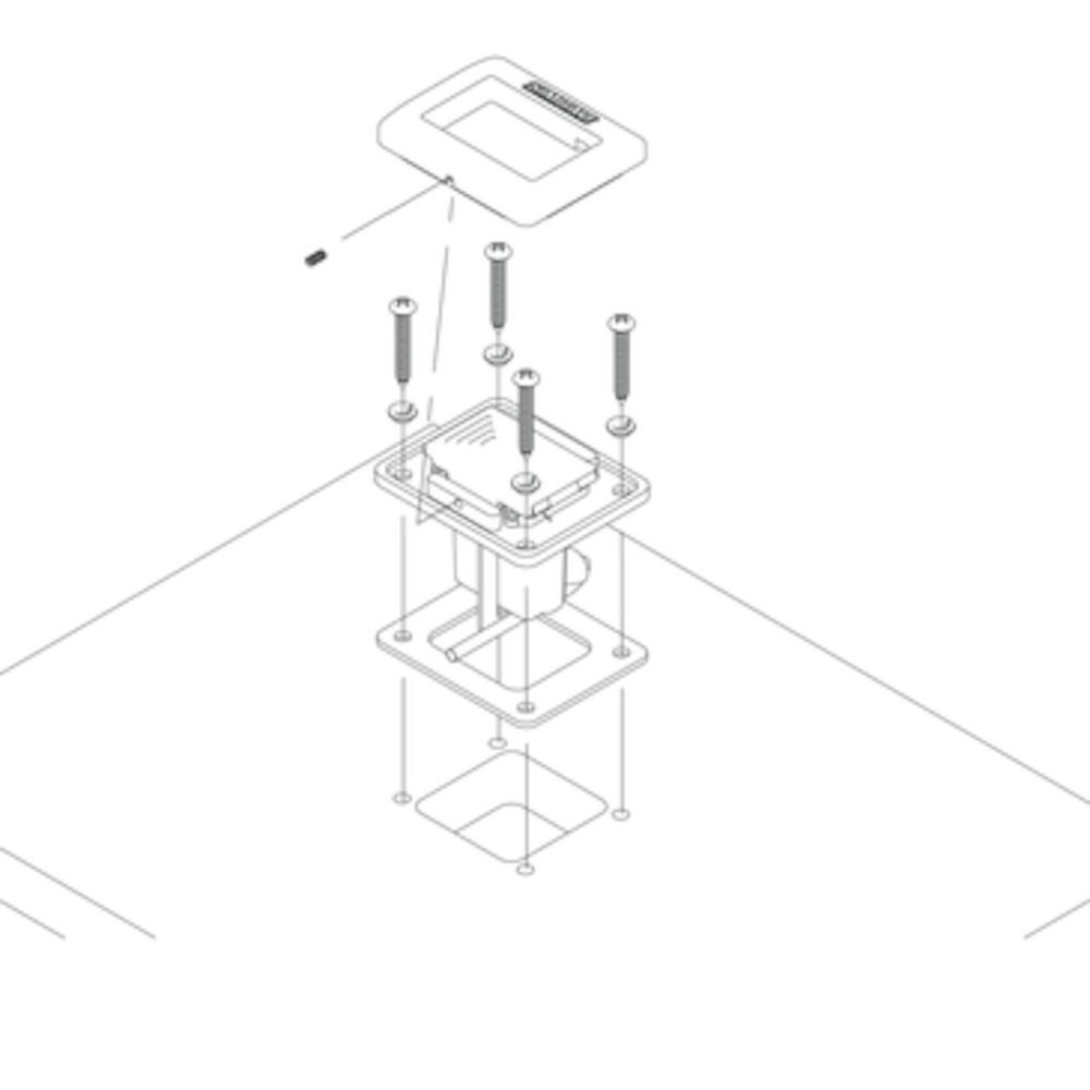 Simrad NSO evo2 / ZEUS² Glass Helm dash mount chart card reader with attached USB cable
