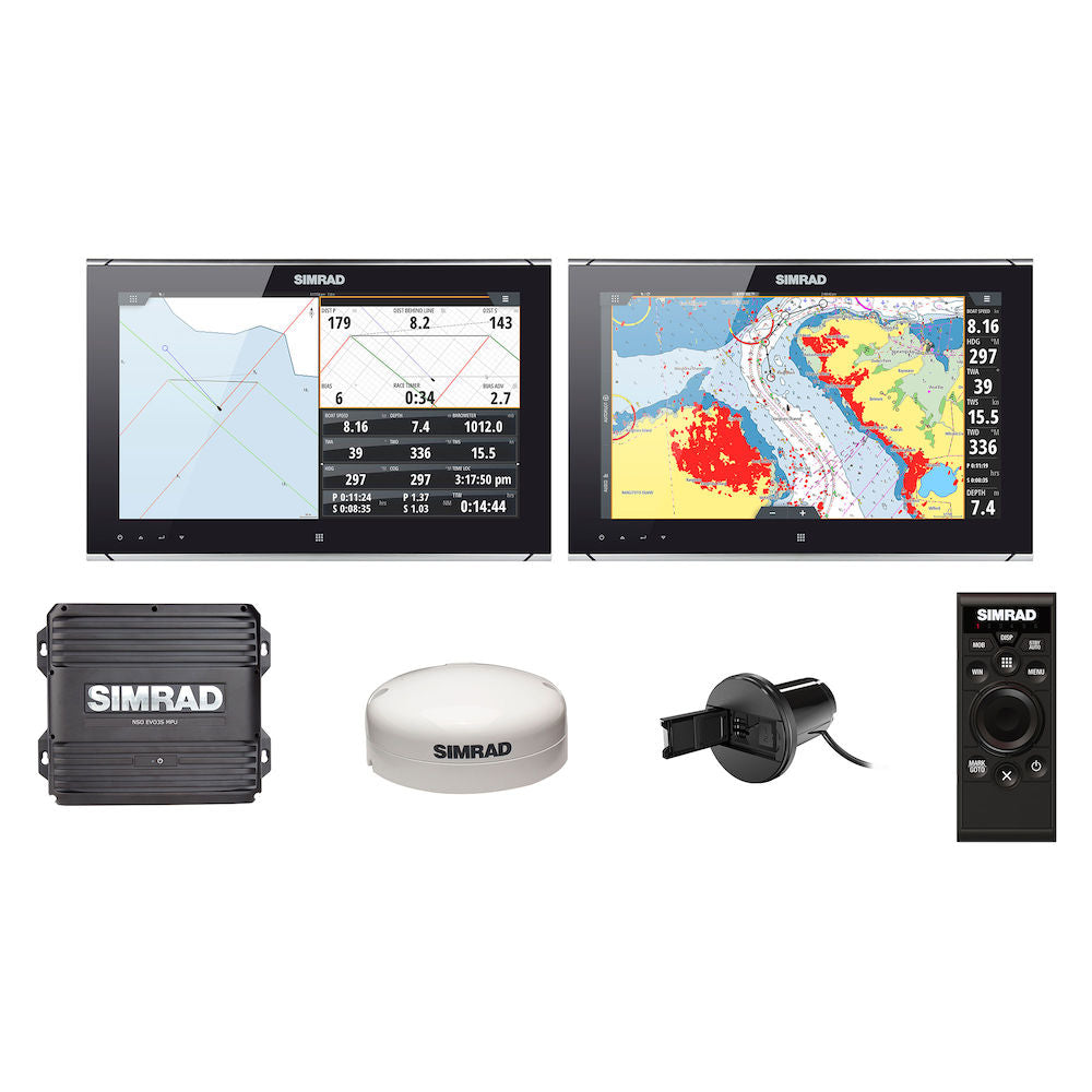 Simrad  Evo3s  Dual  Multi-touch Monitor Bundle