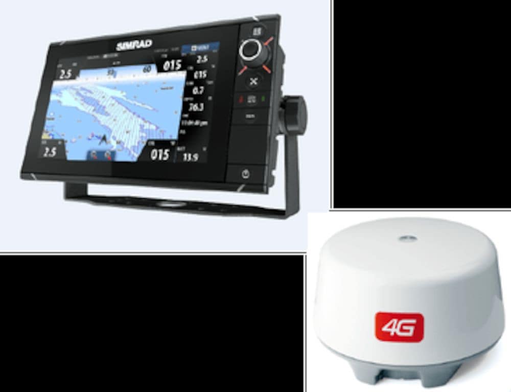 Simrad NSS9 evo2 combo 4G Radar Kit. Ingen kartografi