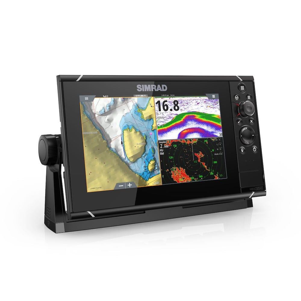 Simrad NSSevo3 9-inch display with GPS