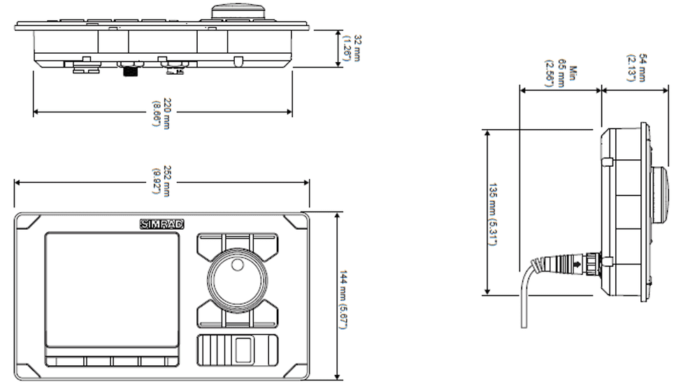 Simrad Pro  Ap70  Professional Autopilot Basic Pack - image 5