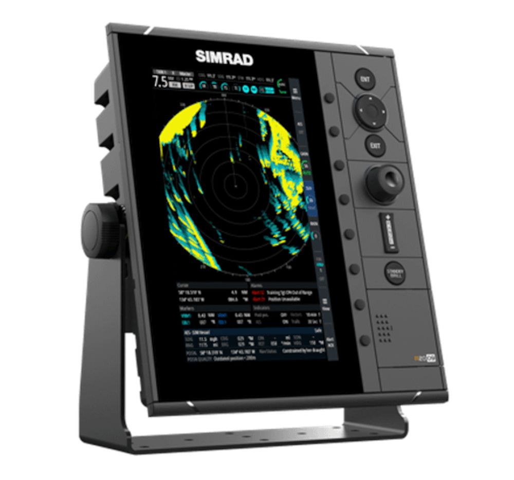 Simrad Pro R3016 10 kW 6 foot antenna radar kit is a dedicated 16" widescreen Radar Control Unit and 10 kW HD Radar