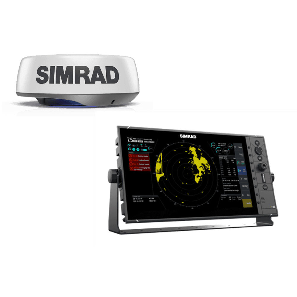 Simrad Pro R3016 Halo24  is a Dedicated  Widescreen Radar Control Unit and Halo24 Pulse Compression Radar