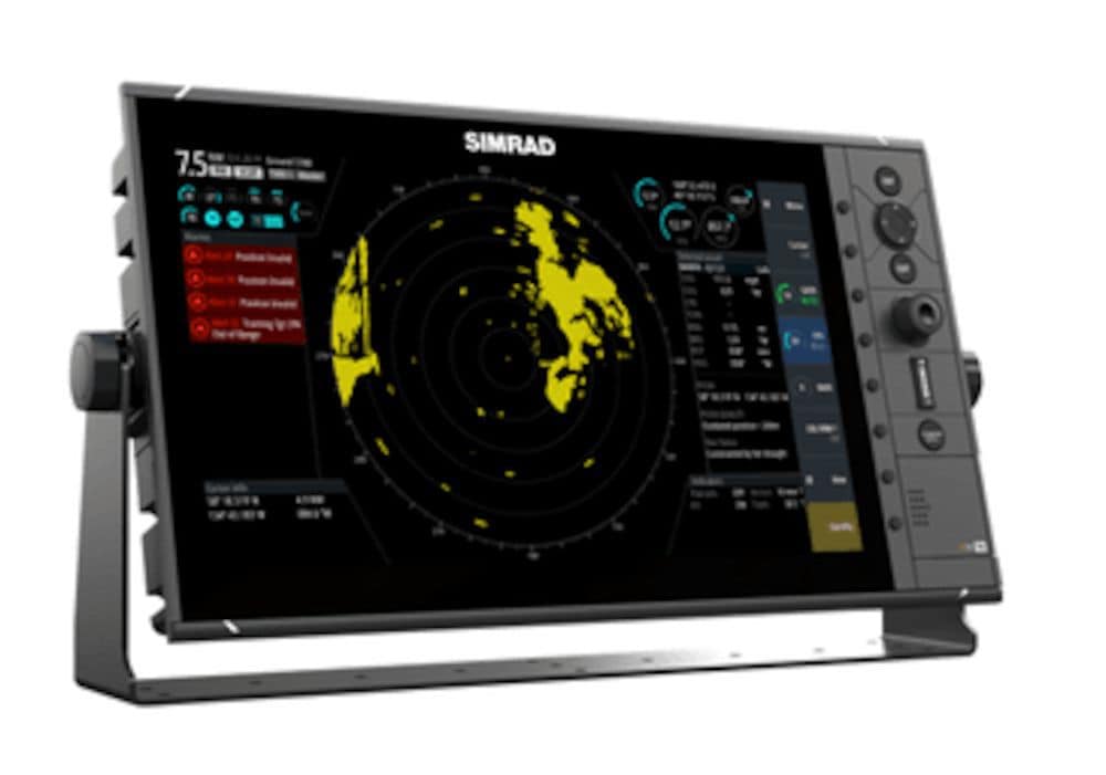 Simrad Pro The R3016 is a dedicated Radar Control Unit with integrated 16-inch widescreen display