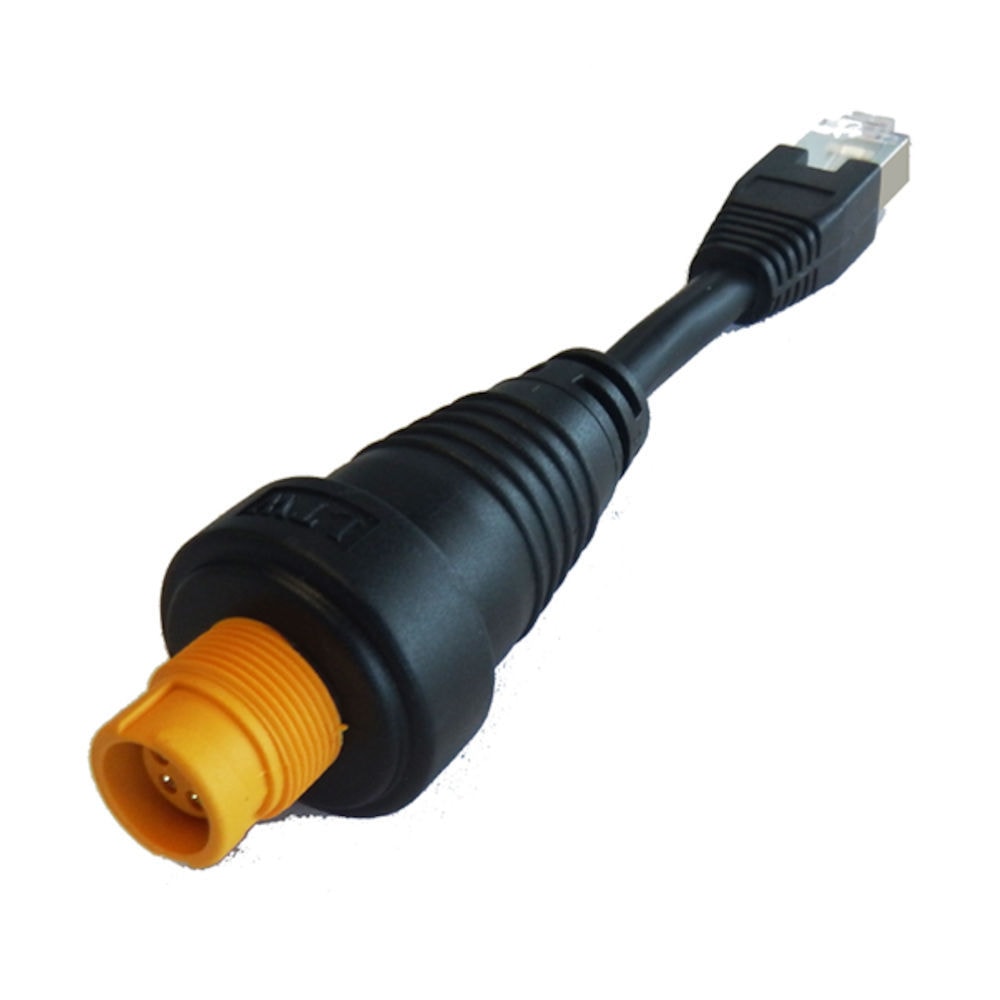Simrad RJ45-Yellow Round Ethernet adapter cable RJ45M / 5PinF