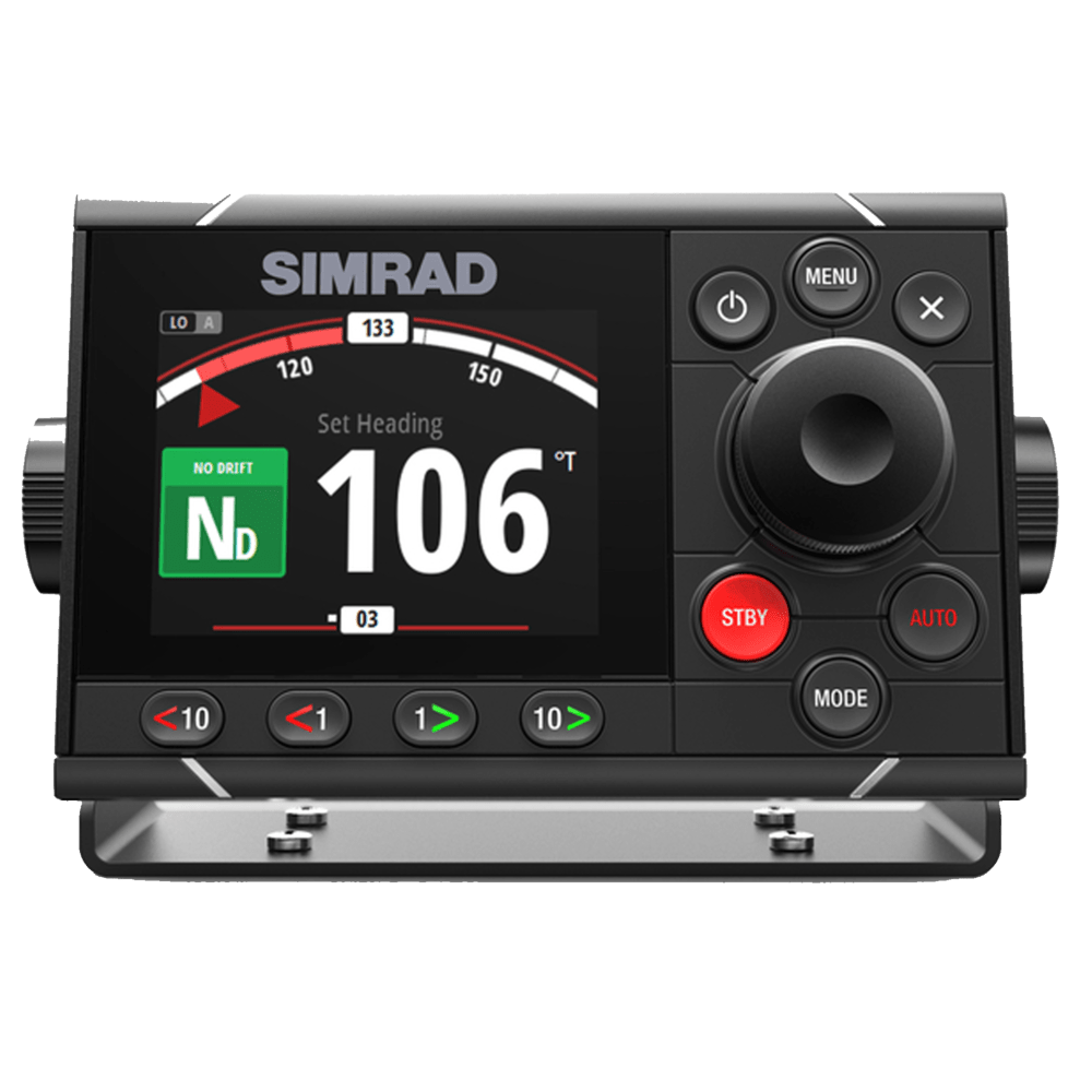 Simrad The AP48 Autopilot Controller is a premium dedicated control head for Continuum autopilot systems