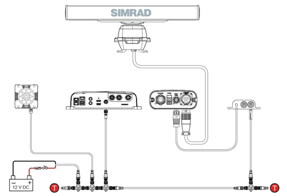 Simrad TXL-10S-6 10 kW 6 ft open array low emission radar kit - image 4