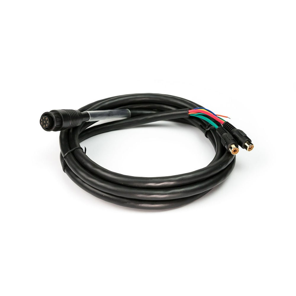 Simrad Video/Comms Cable (8 pin connection to bare wires for NMEA and 2 RCA female for Video in Port one and two)  2 m (6.5 ft) NSS/Zeus/NSE/S
