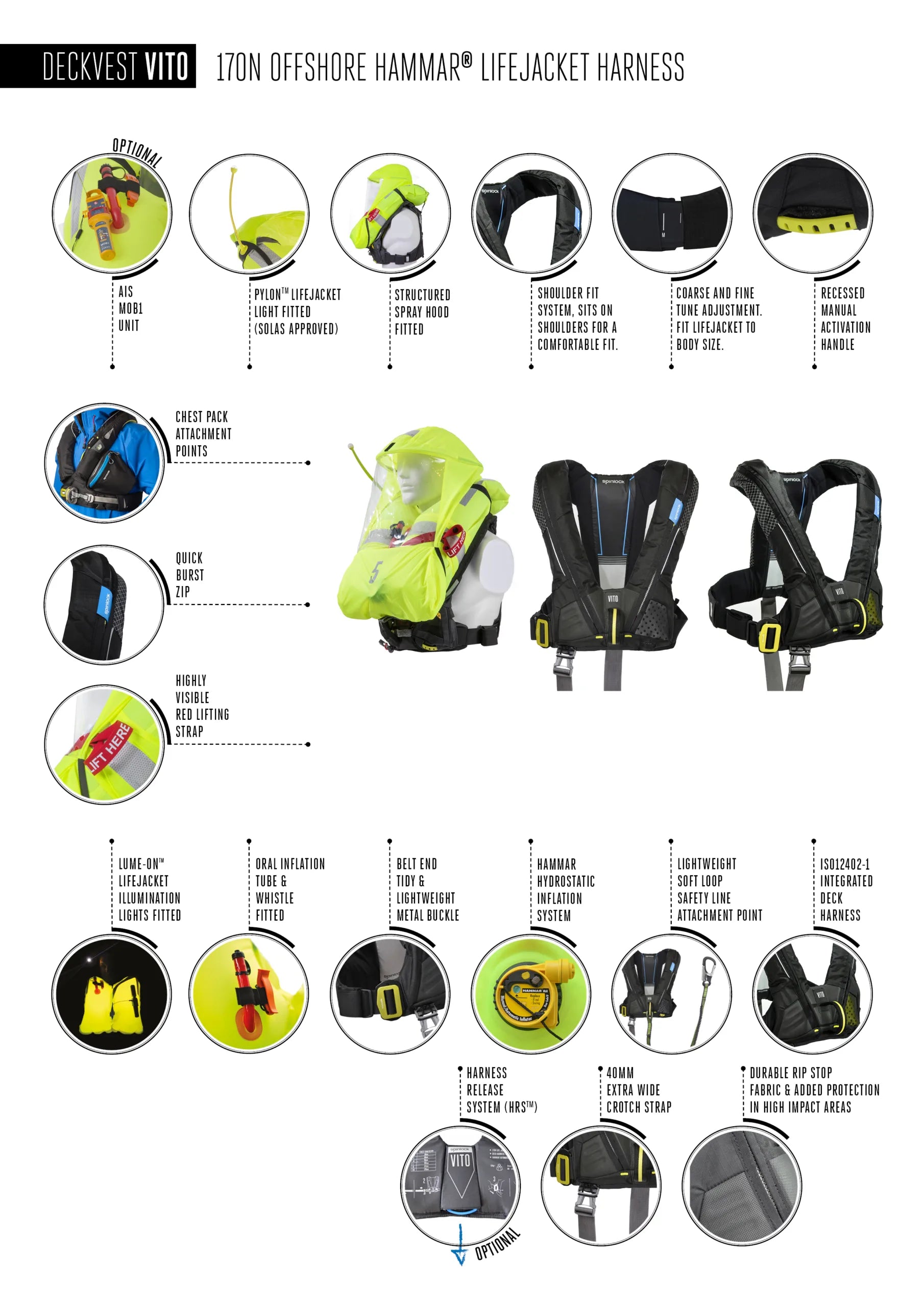 Spinlock Deckvest Vito Hammar