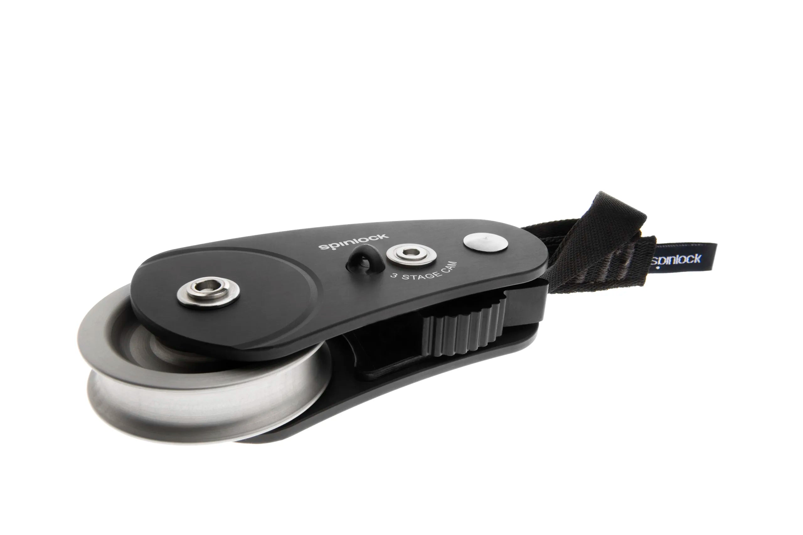 Sheave mobile block with locking cam 1