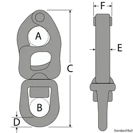T16 Snap Shackle standard