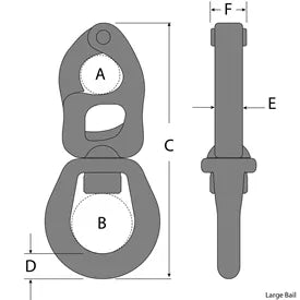 T8 Snap Shackle Large