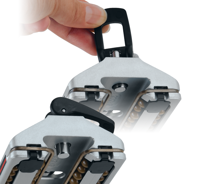 HARKEN 27mm Clear Anodized Car — Assembly with Coupler