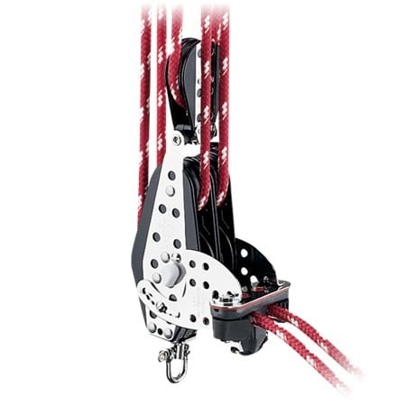 HARKEN 3.00" Double Fiddle Hexaratchet® Block — Swivel