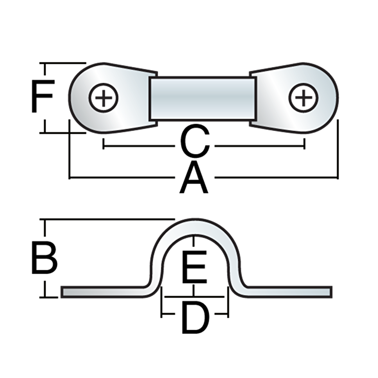 HARKEN 30mm Composite Eyestraps — Package of 6 - image 2