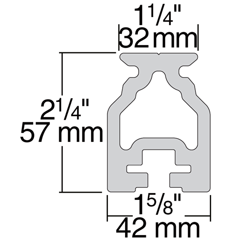 HARKEN 32mm High-Beam Track — 3.6 m - image 3