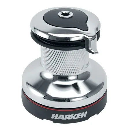 HARKEN 40 Self-Tailing Radial Chrome Winch — 2 Speed - image 3