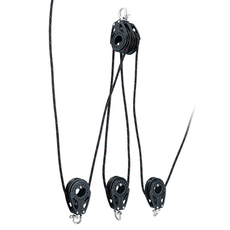 HARKEN 4:1 Double-ended 75 mm Carbo Purchase System