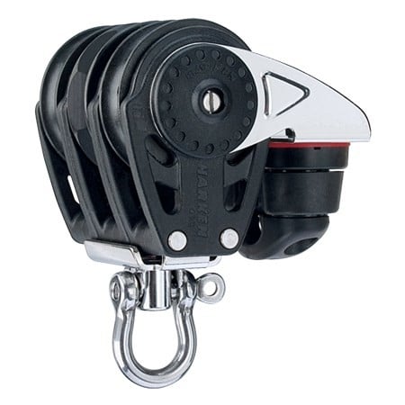 HARKEN 40mm Triple Ratchet Block — Swivel