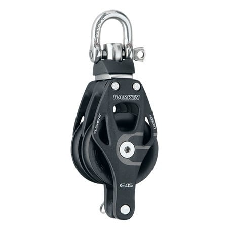 HARKEN 45mm Aluminum Element Double Block — Swivel