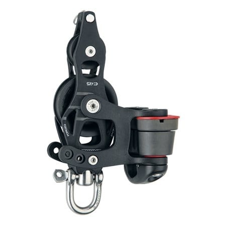 HARKEN 45mm Aluminum Element Fiddle Block — Swivel