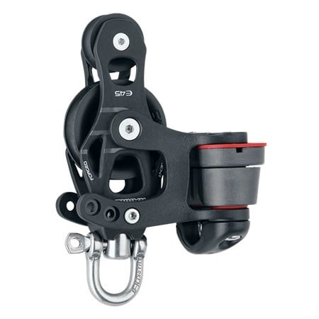 HARKEN 45mm Aluminum Element Fiddle Block — Swivel
