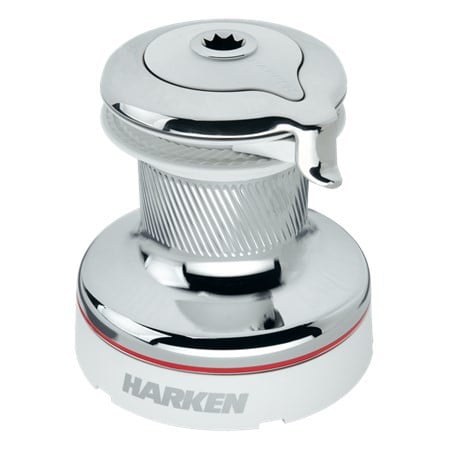 HARKEN 50 Self-Tailing Radial White Winch — 2 Speed