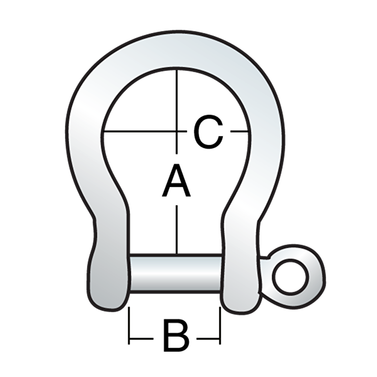 HARKEN 4mm Shallow Bow Shackle - image 3