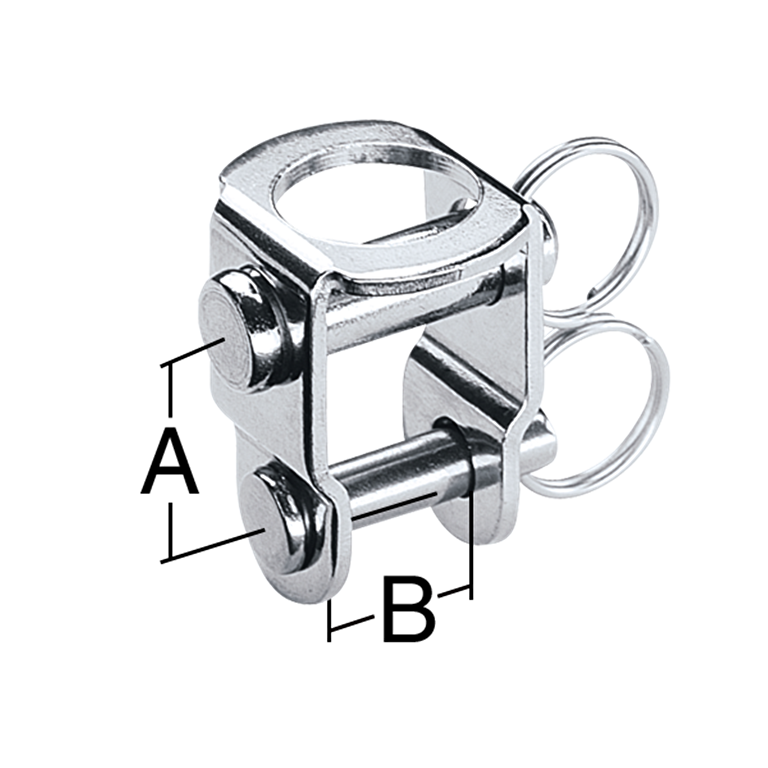 6mm Stainless Steel Double Pin U-adapter