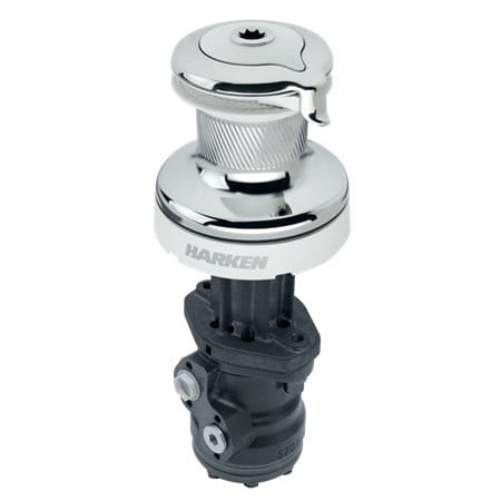 HARKEN 70 Hydraulic Self-Tailing Radial White Winch — 2 Speed