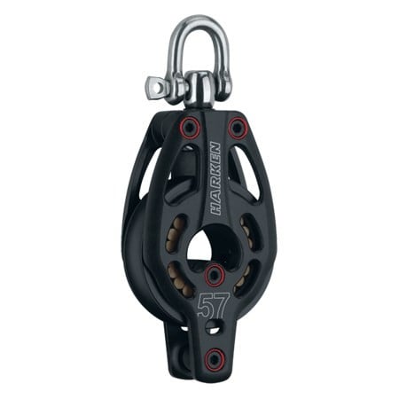 HARKEN 57mm Aluminum Low-Load Block — Swivel