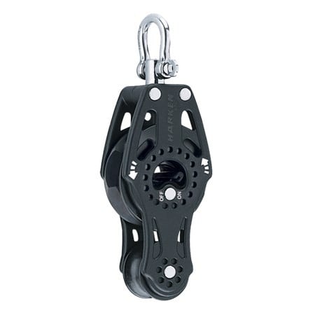 HARKEN 57mm Fiddle Ratchet Block — Swivel