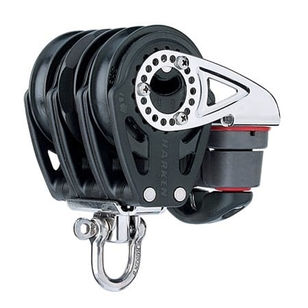 HARKEN 57mm Triple Ratchet Block — Swivel