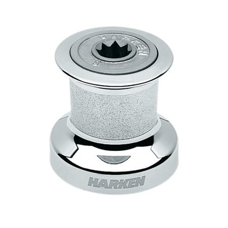 HARKEN 8 Plain-Top Classic Winch - All-chrome