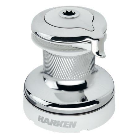 HARKEN 70 Self-Tailing Radial White Winch — 3 Speed