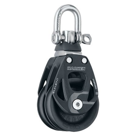HARKEN 60mm Aluminum Element Double Block — Swivel