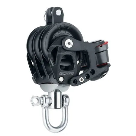 HARKEN 60mm Aluminum Element Triple Block — Swivel