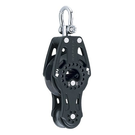 HARKEN 75mm Fiddle Ratchet Block — Swivel