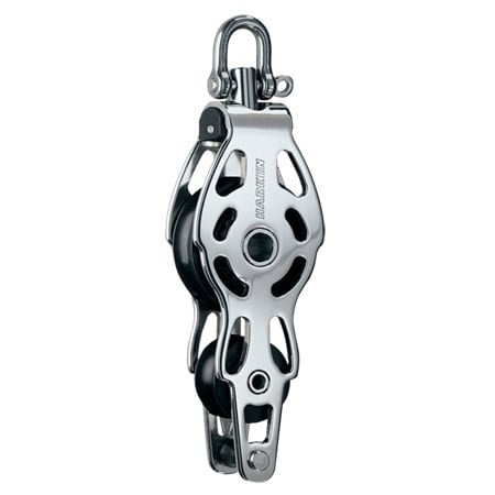 HARKEN 75mm Stainless Steel Fiddle ESP Block — Swivel