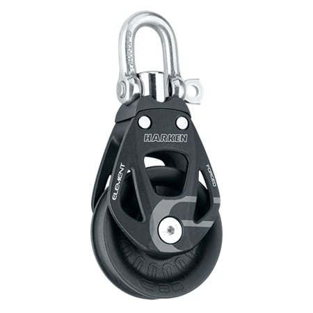 HARKEN 80mm Aluminum Element Block — Swivel