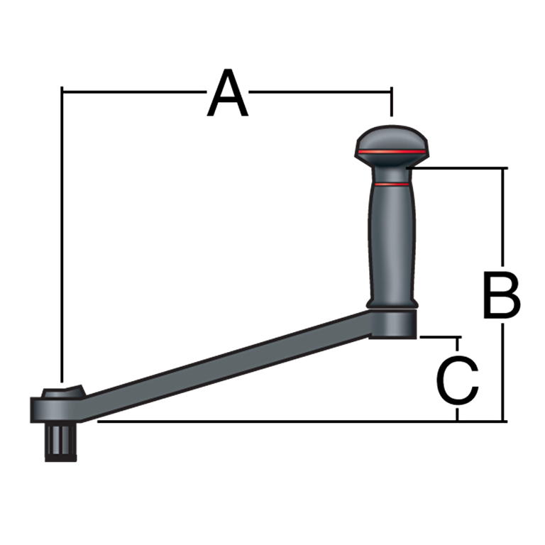 HARKEN Carbo OneTouch Lock-In Winch Handle - image 3