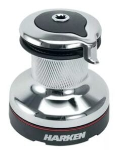 Harken- 70 Self-Tailing Radial Chrome Winch — 2 Speed