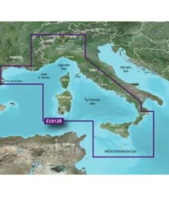 Garmin Mediterranean Sea, Central and West Charts BlueChart g3 | HXEU012R