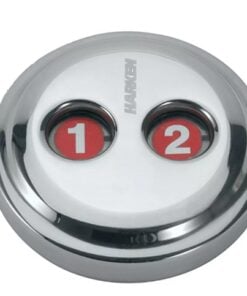 Harken-Digital System Switch — Stainless Steel, 1/2 Buttons