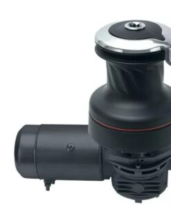 Harken 50 Electric Self-Tailing Radial Aluminum Winch — 2 Speed, 24V, Horizontal