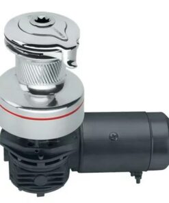 Harken 40 Electric Self-Tailing Radial All-Chrome Winch — 2 Speed, 12V, Horizontal