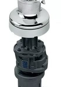 Harken 60 Electric Self-Tailing Radial All-Chrome Winch — 2 Speed, 12V, Vertical