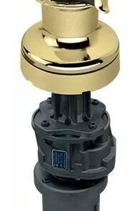 Harken 60 Electric Self-Tailing Radial Bronze Winch — 3 Speed, 24V, Vertical