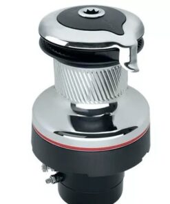 Harken 500 UniPower Radial Chrome Winch — 24V w/Dual Function Control Box