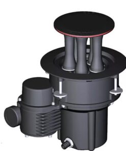 Harken 1200 CLR Aluminum Electric Mooring Winch - 12V Horizontal, Dual Function Control Box Included